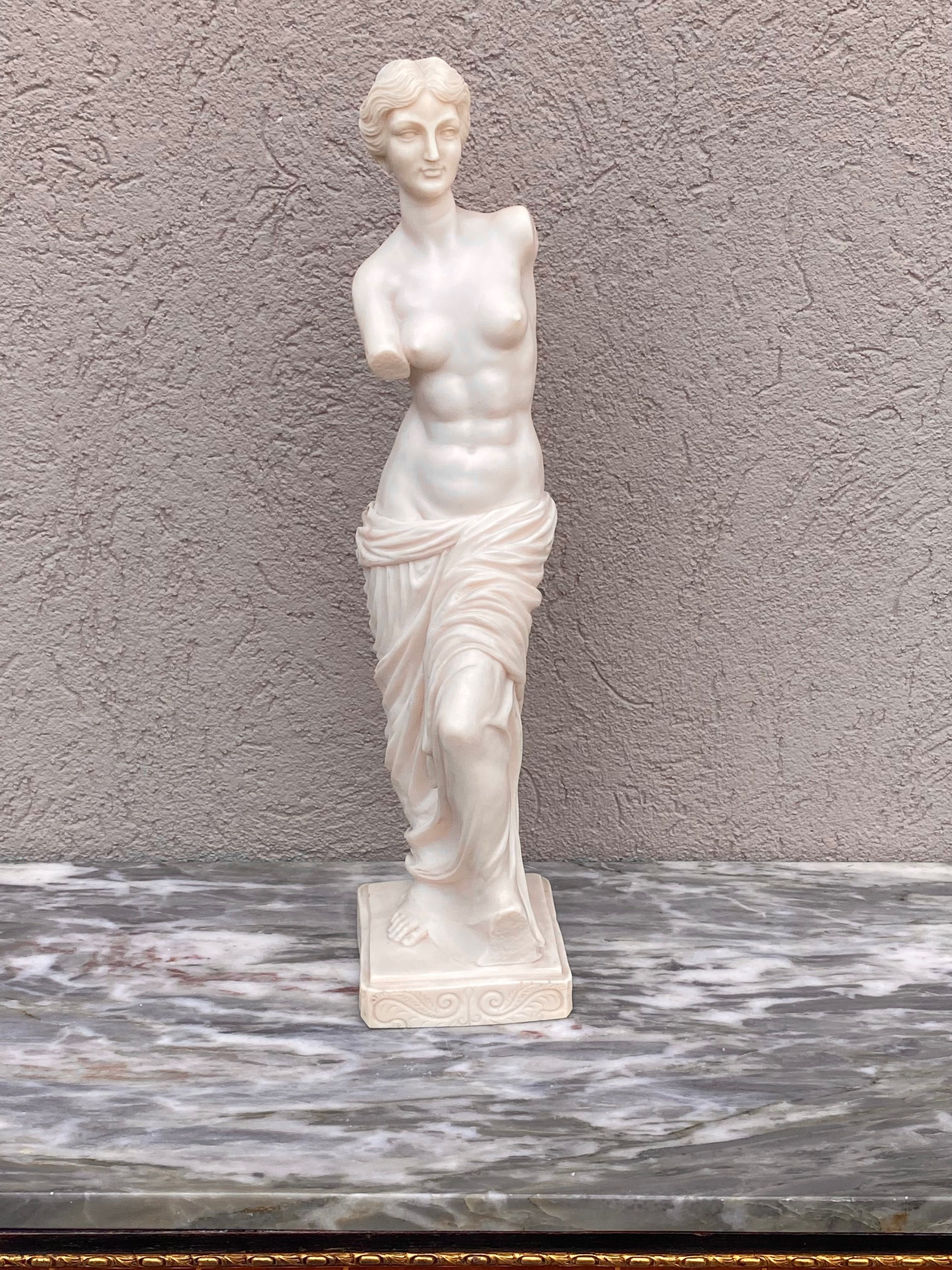 Superba statueta-Venus din Milo-marmura-sculptura manuala-