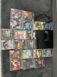 Vand ps 3 cu o manete si 19 jocuri