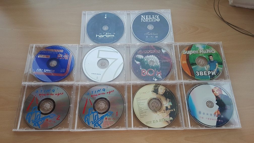 Диски CD MP3 разные