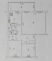 92квадрат Ипотека 4/5/5 балкон2х6 Ахмад Югнакий ттз №387