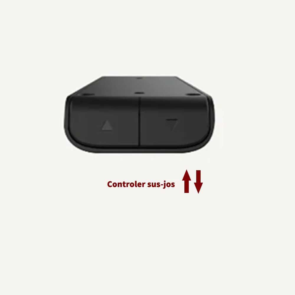 Birou  electric SmartAdjust, stejar 160x80 cm, cadru gri