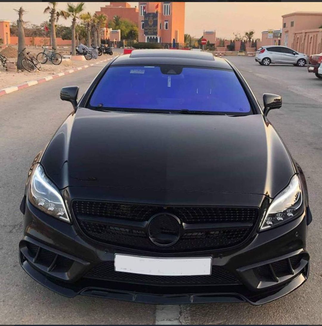 Mercedes CLS AMG Brabus w218 lip spoiler Мерцедес ЦЛС лип спойлер нож