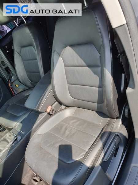 Interior Piele cu Incalzire Scaun Scaune Fata Stanga Dreapta si Bancheta cu Spatar VW Passat B6 Break Variant Combi 2005 - 2010