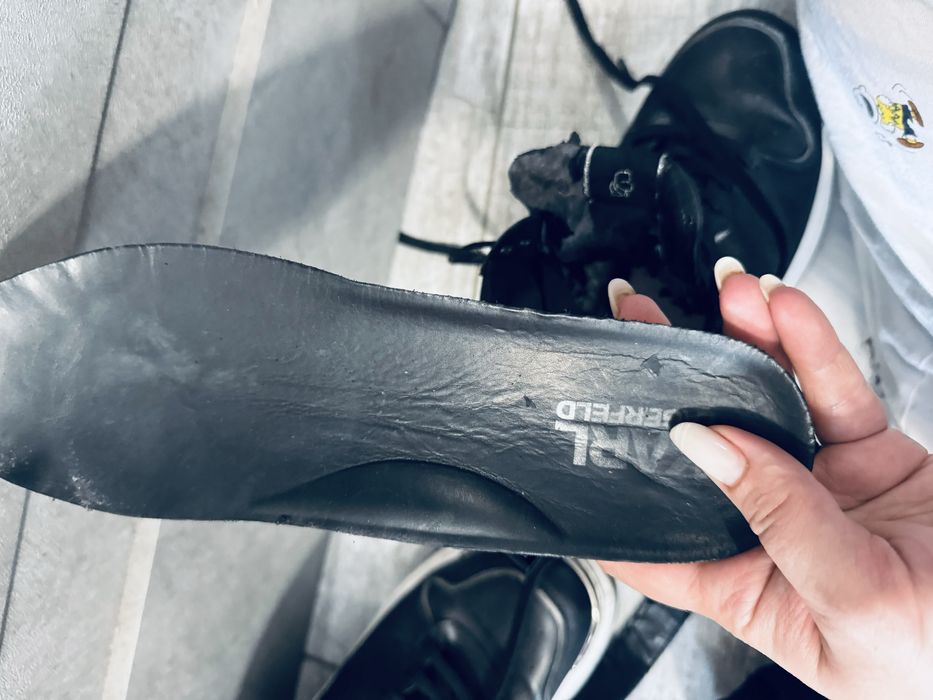 Karl Lagerfeld De piele sneakers  bocanci ELEKTRO
