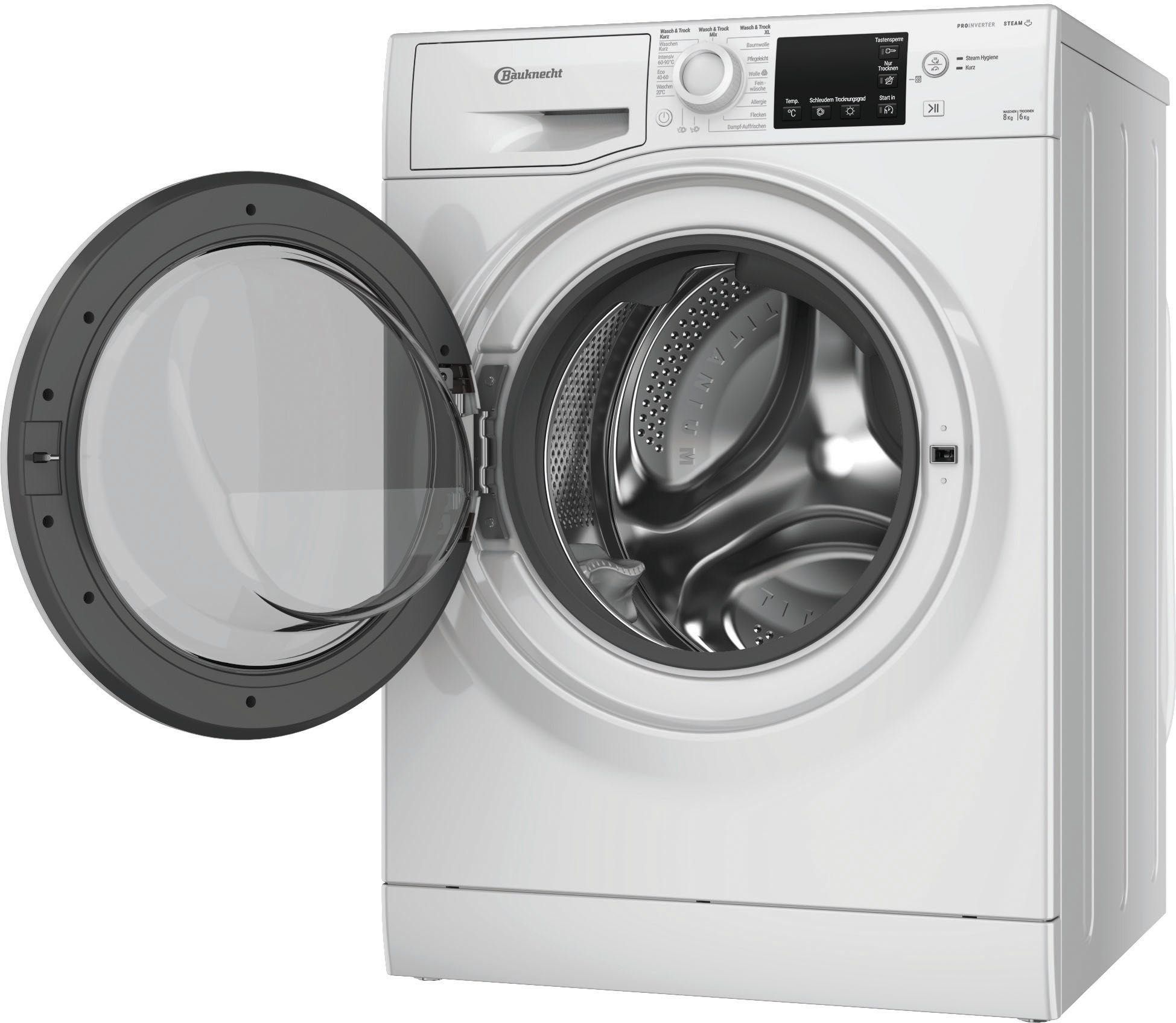 Пералня със сушилня BAUKNECHT WT SUPER ECO 86 43 N 8/6 кг