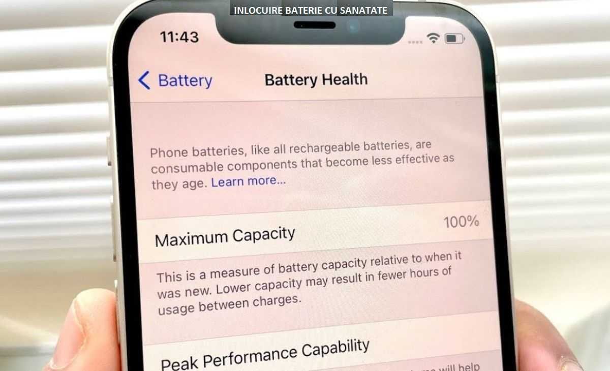 Inlocuire acumulator iphone cu afisare de viata reala