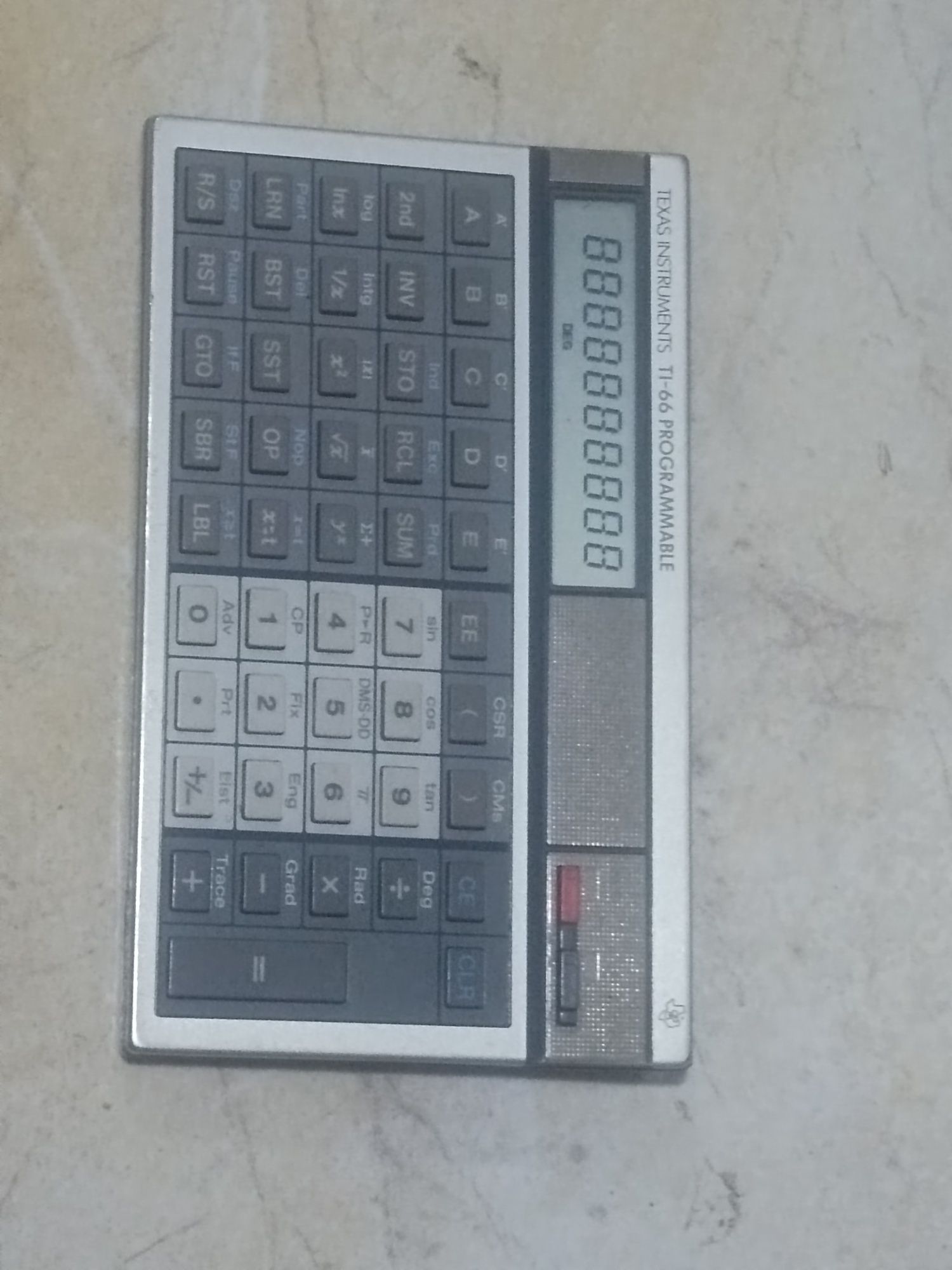 Calculator vintage  TI-66 din 1983