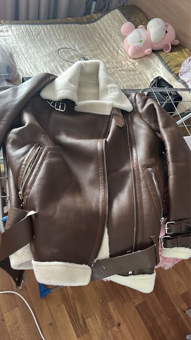 Дублёнка и тренч