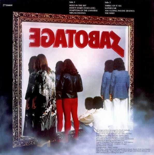 CD Black Sabbath - Sabotage (1975)