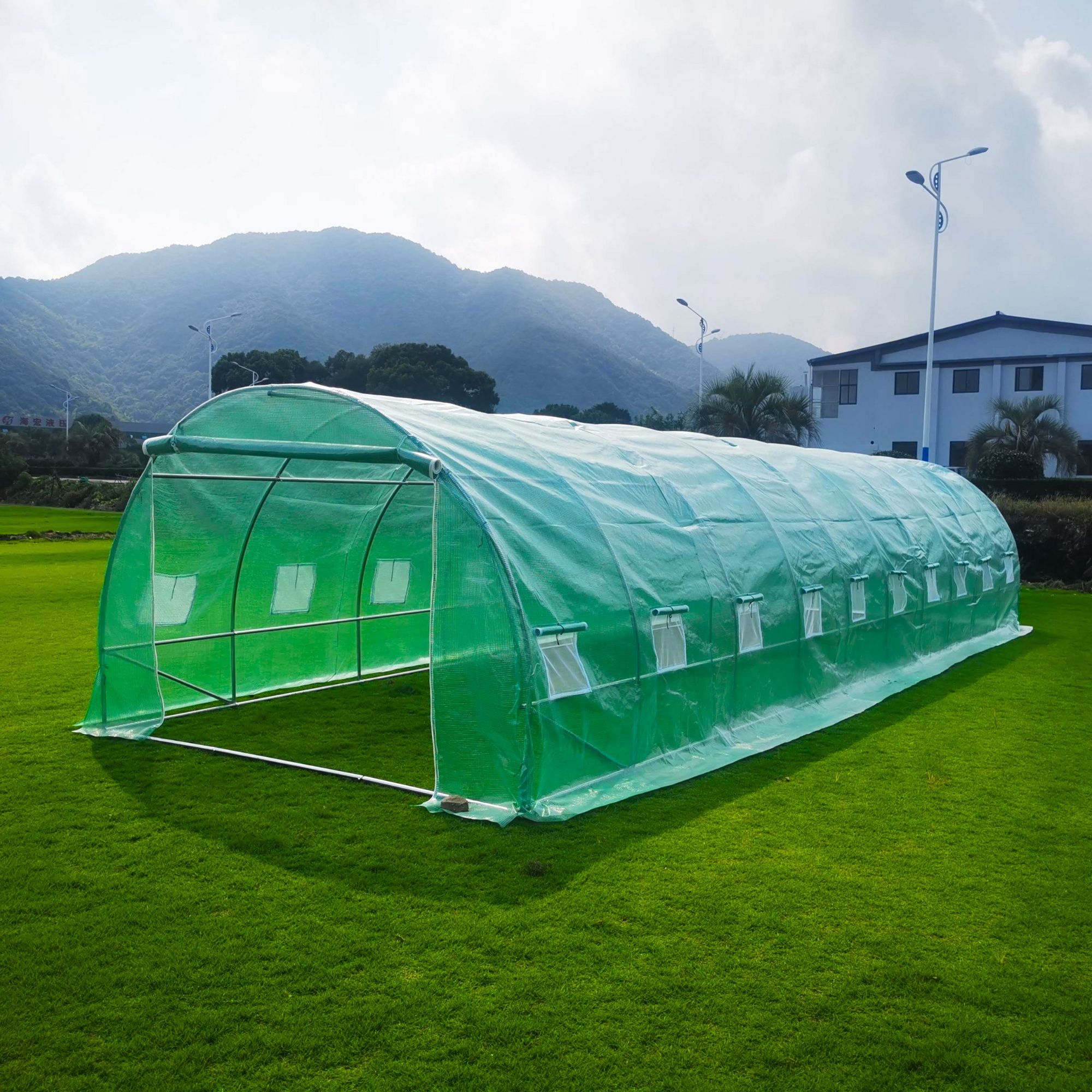 Sera de Gradina tip Tunel, 10x3x2m, Teava Galvanizata, NOU