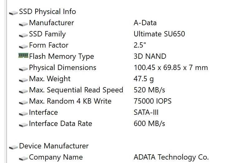 ssd Adata 512 gb nou garanție 3 ani