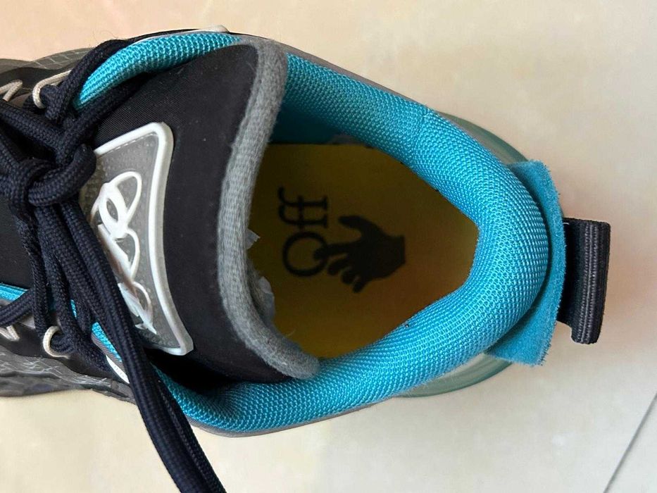 Adidasi Off-White Blue, Marimea 40.5, Stare perfecta