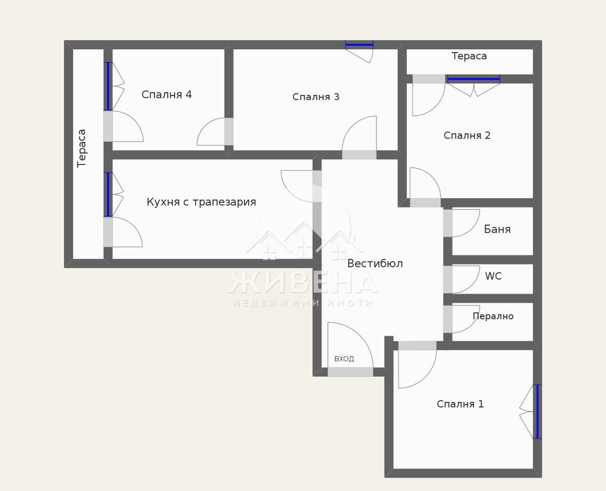 Продава се Офис в Варна, Възраждане 2 - 130 кв.м за 1847 €/кв.м - Снимка #6