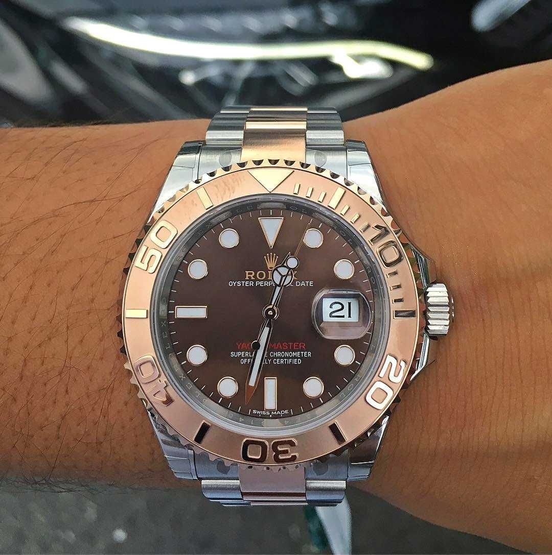 Часовници Rolex Yacht-Master Platinum розово злато