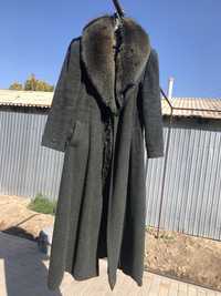 Пальто натуральная лама