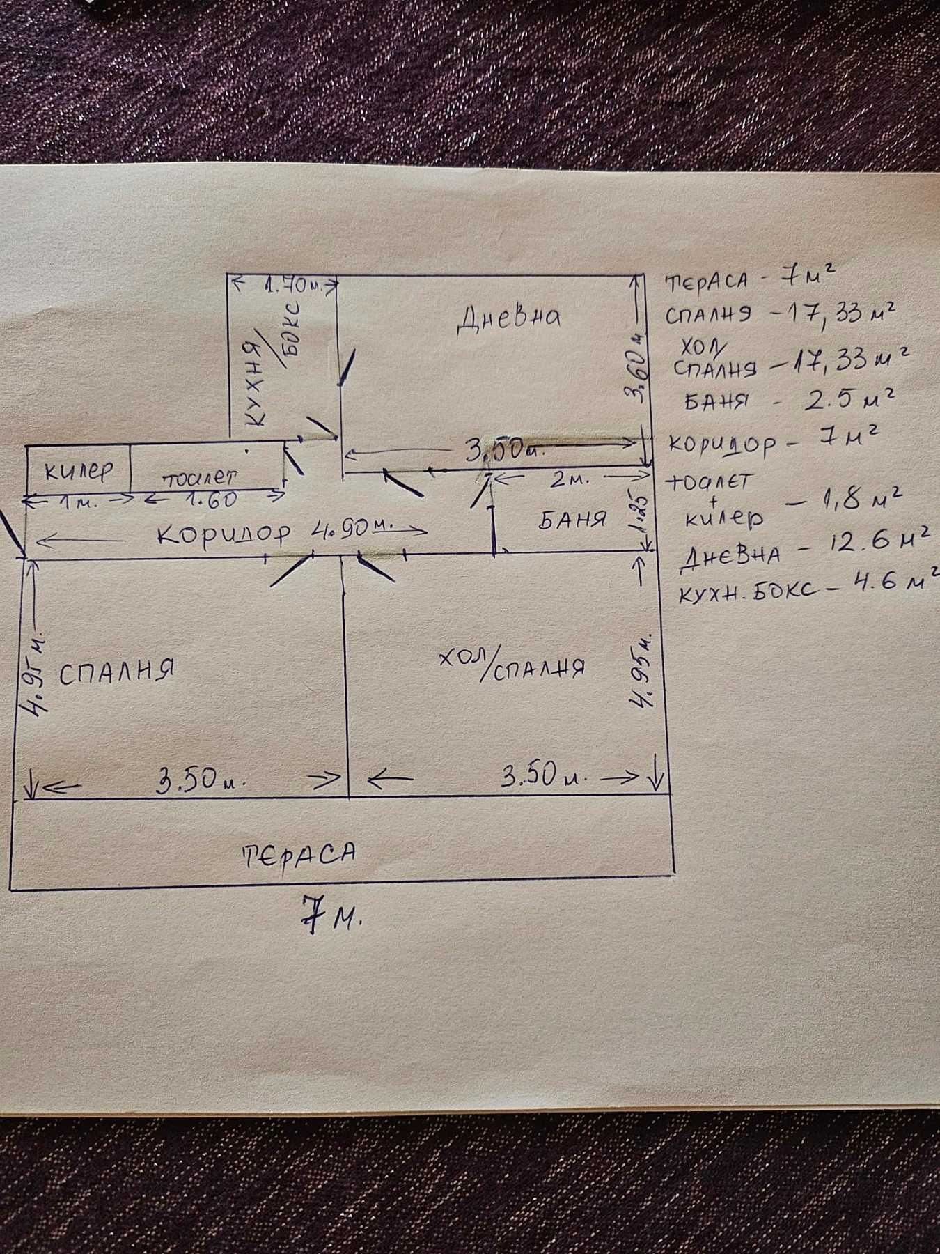 Продавам 3-ен апартамент Варна Младост 2