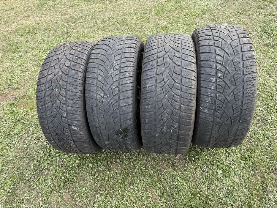 jante Bmw f10 cu anvelope 245/45 R18 iarna(m+s) Dunlop