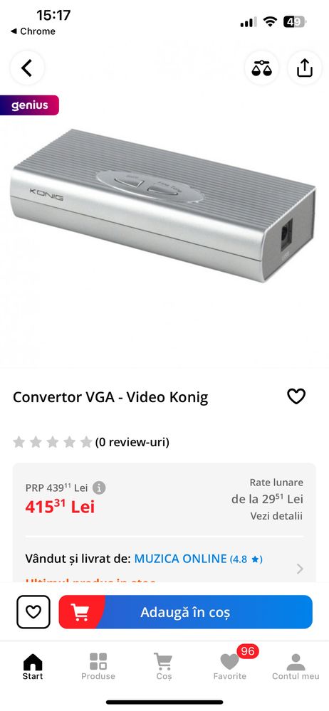 Konig Converter VGA to Video