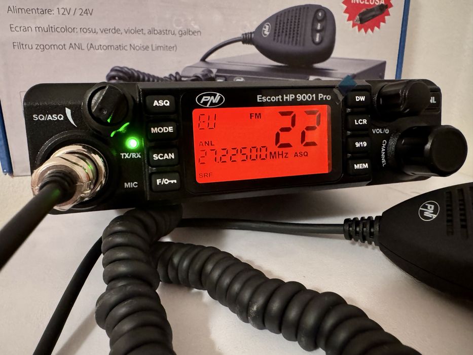 Statie radio CB PNI HP9001 PRO 12-24V ASQ noua