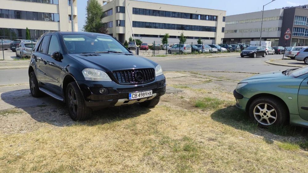 Решетка за Mercedes ML GT Black W164 05-08 преди фейса