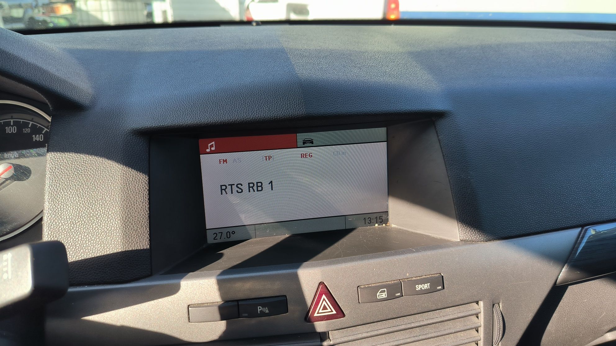 Cd player CDC 40 Opera cu Display CID Opel Astra H Zafira B
