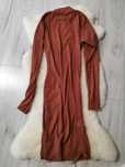 Rochie mulata caramiziu