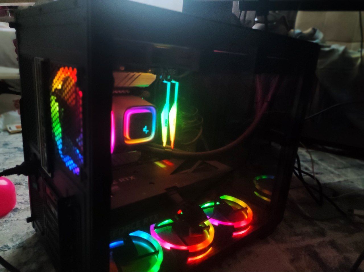 Kuchli Gaming / Montaj Kompyuter Sotiladi – i7 13700K + RTX 3070 Ti +