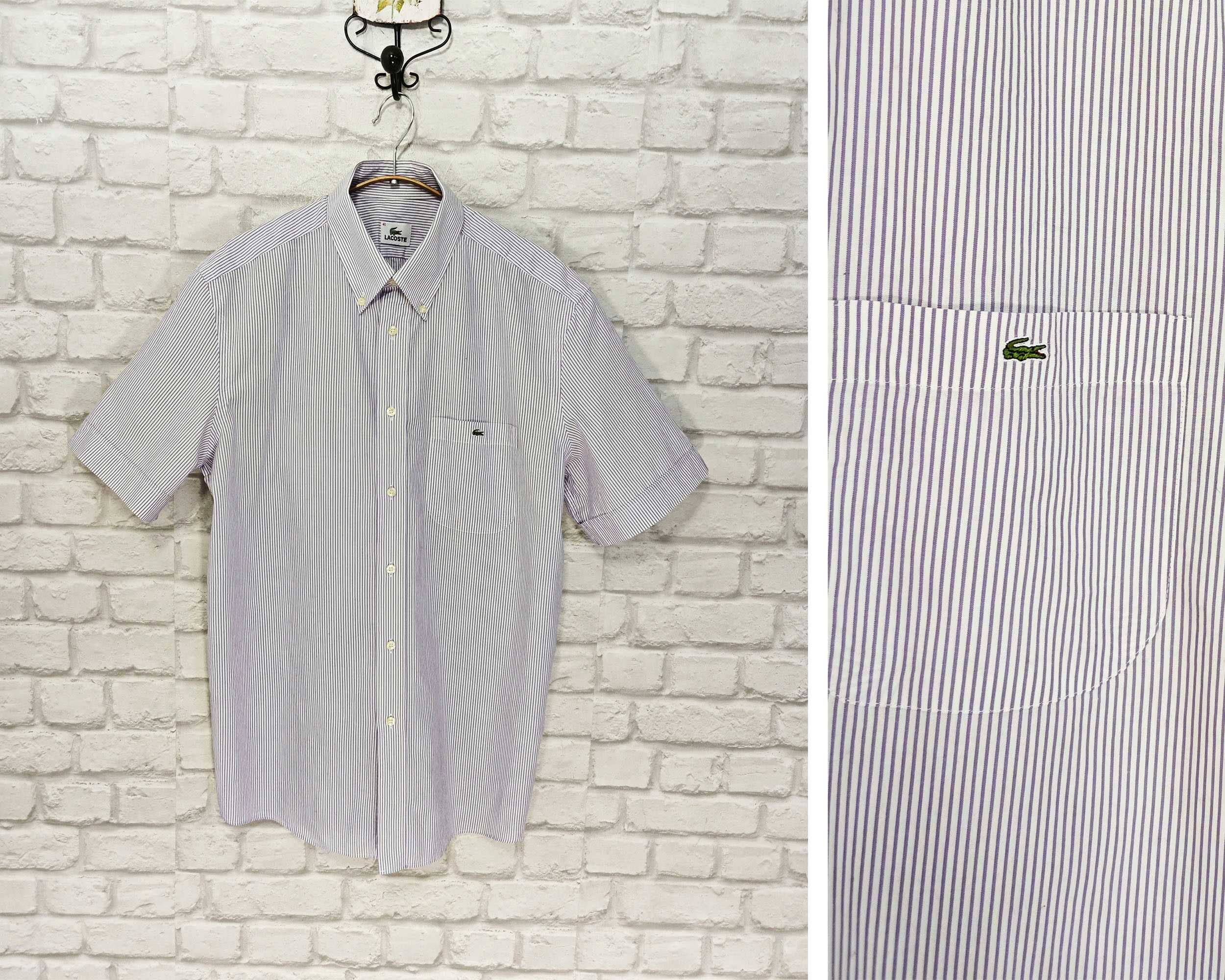 LACOSTE Оригинална мъжка риза с къс ръкав размер 41