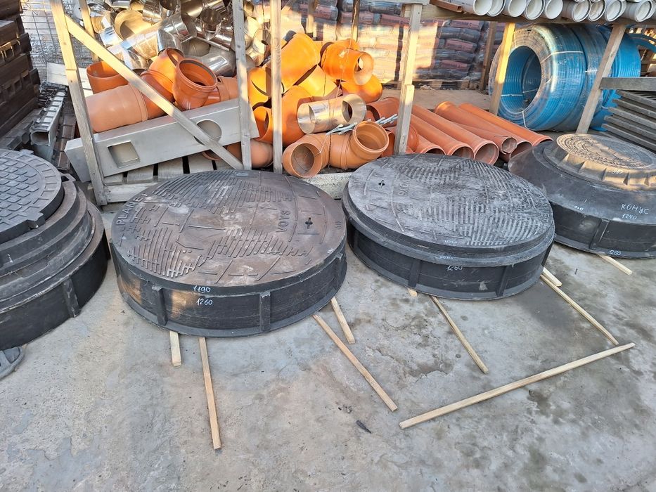 Vând capace , rigole din polimer