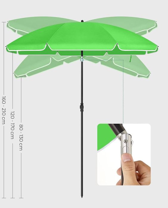 Градински чадър SONGMICS