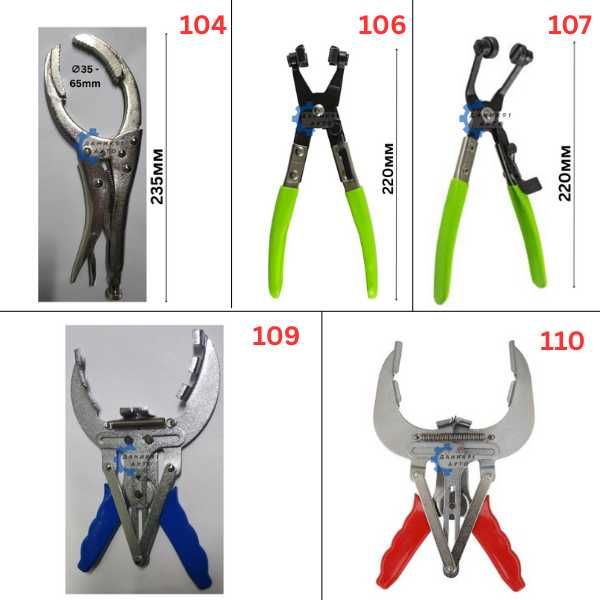 Клещи - керпеден, резачки, зегер и др.