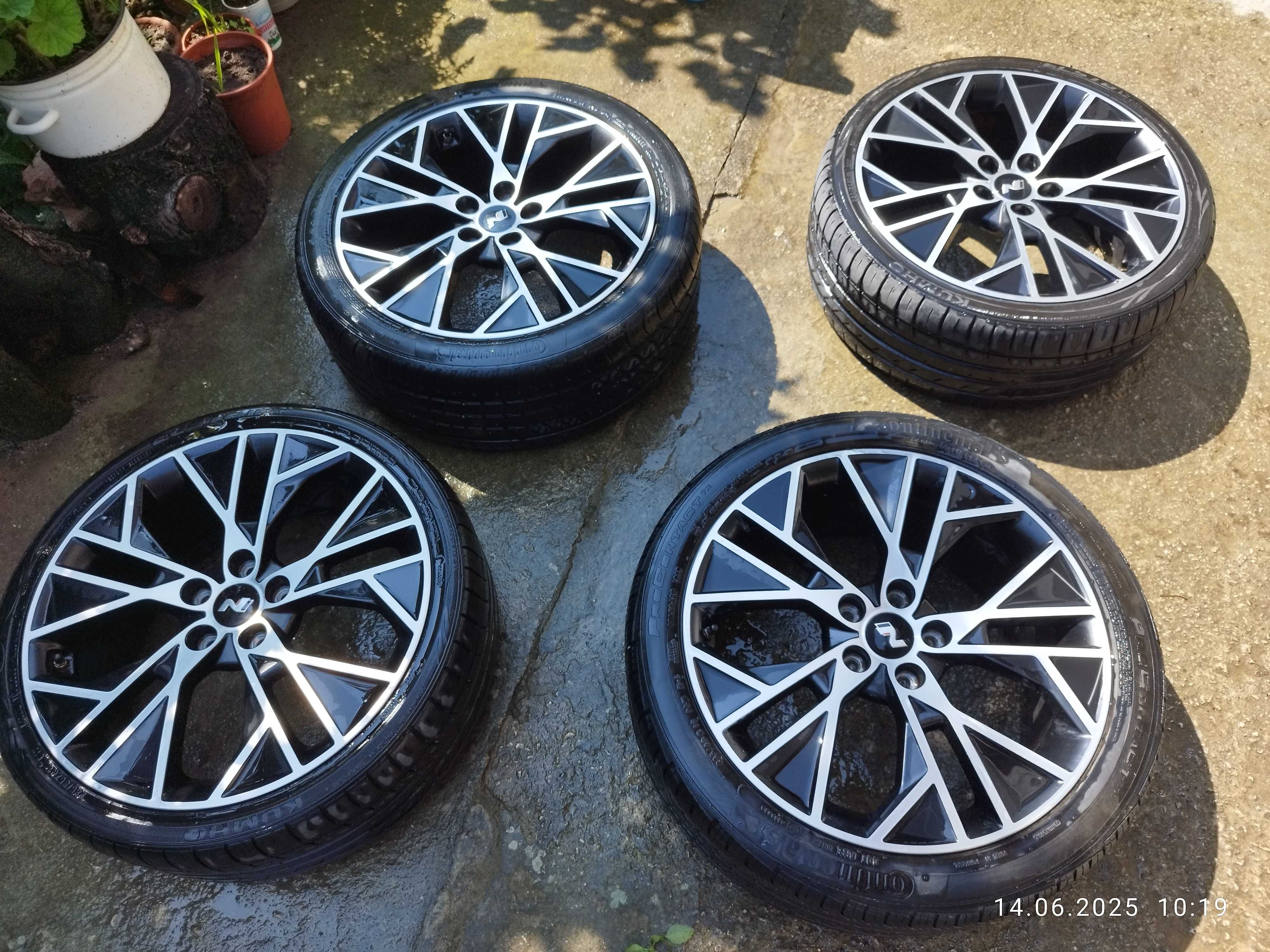 Джанти комплект с датчици 19" за Хюндай,Кия,Мазда. 114.3, 5 болта.