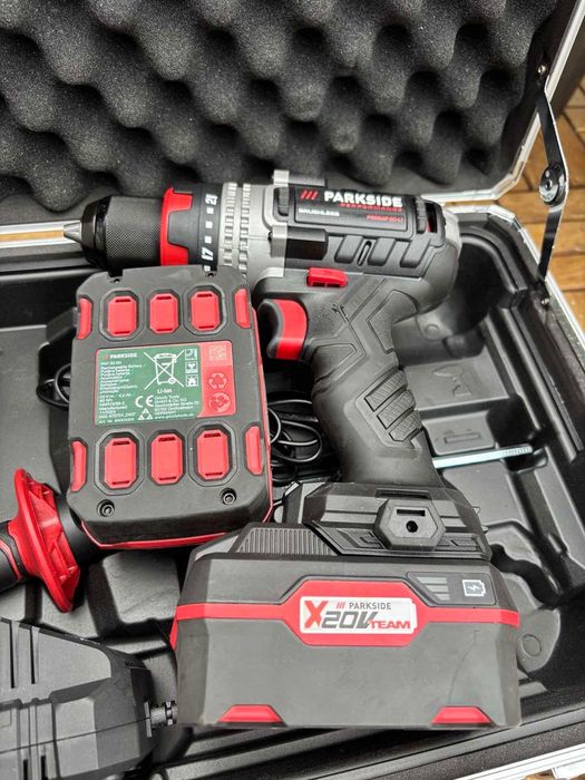 К-т бормашина PARKSIDE Performance 2 бр. 4Ah