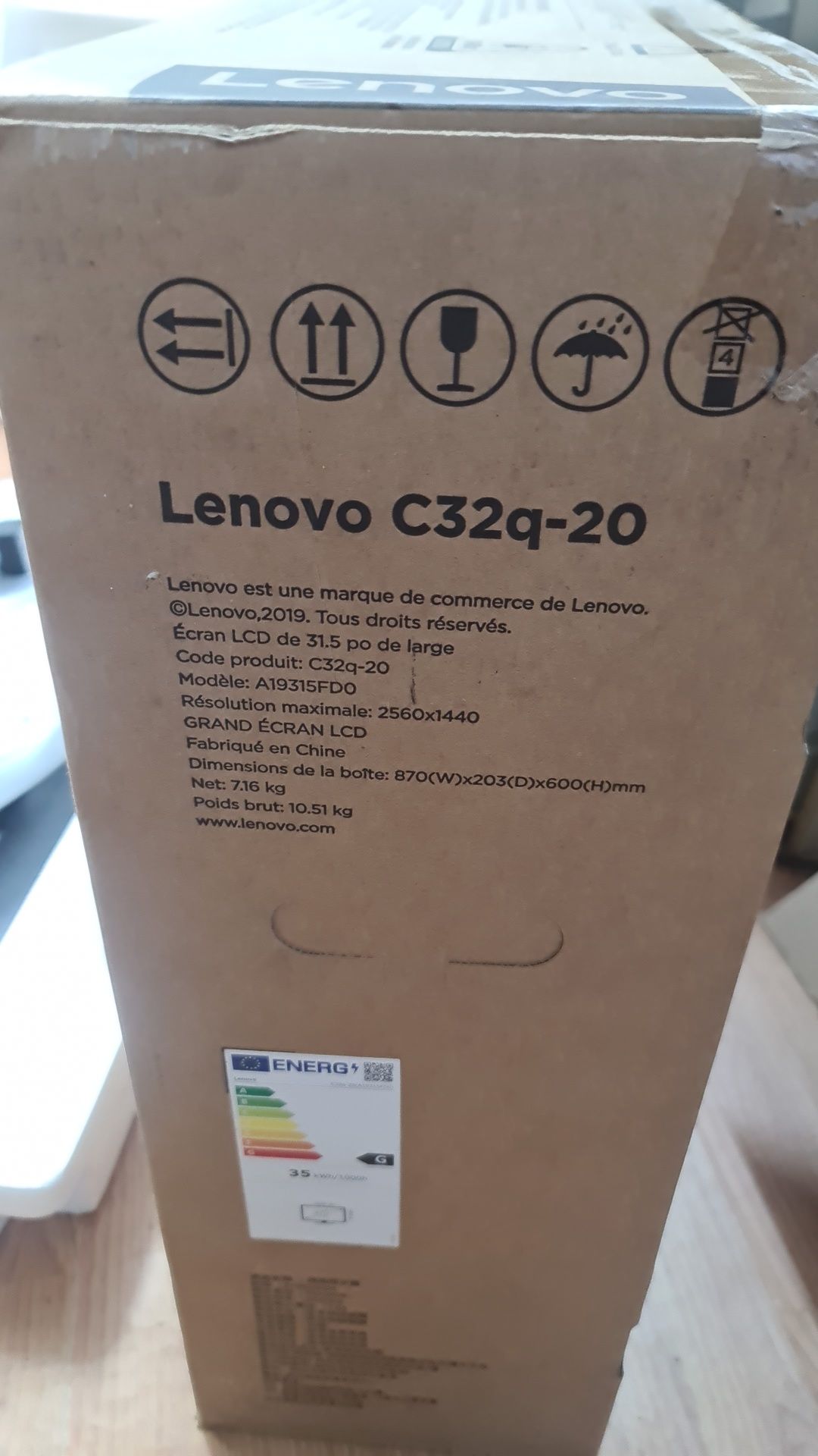 Monitor 32 inch LED Lenovo C32Q-20 2560 x 1440 SPART pt piese