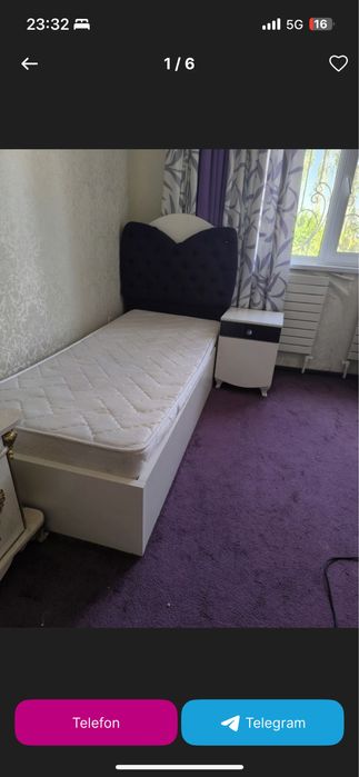 Matras oz ishlatildi toza 90-200 sm