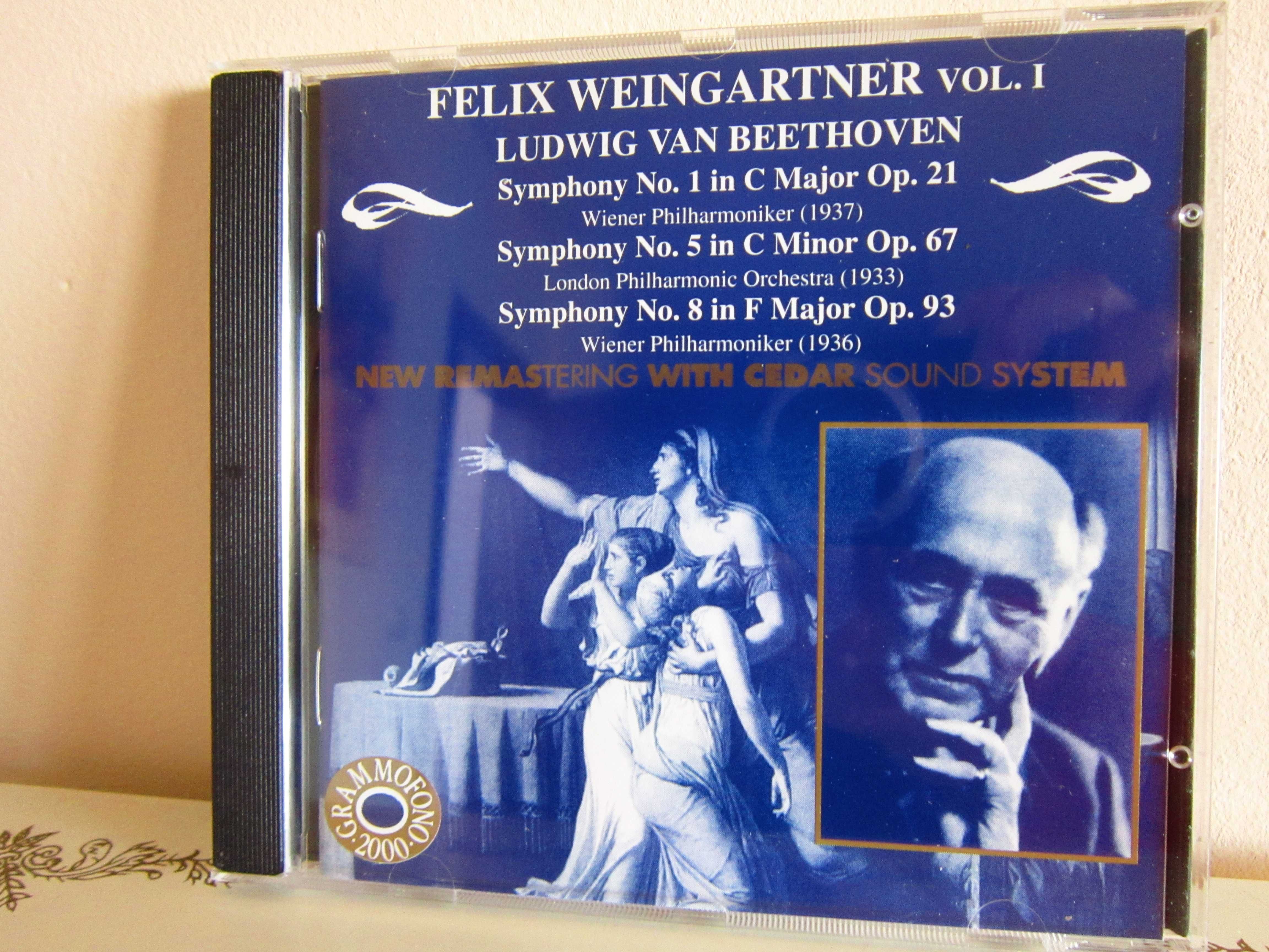 rar inregistrare istorica Felix Weingartner  Beethoven's Complete 5cd