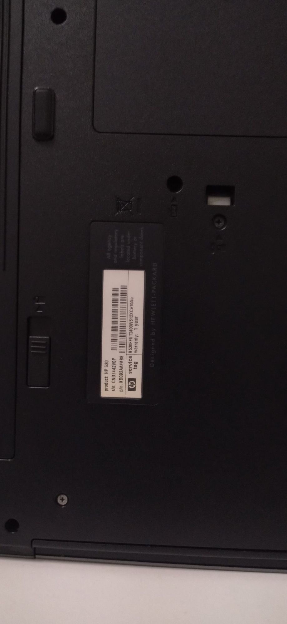 Продам ноутбук HP 530