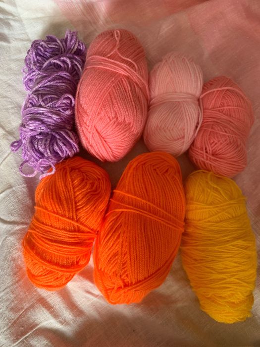 Остатки пряжи для вязания