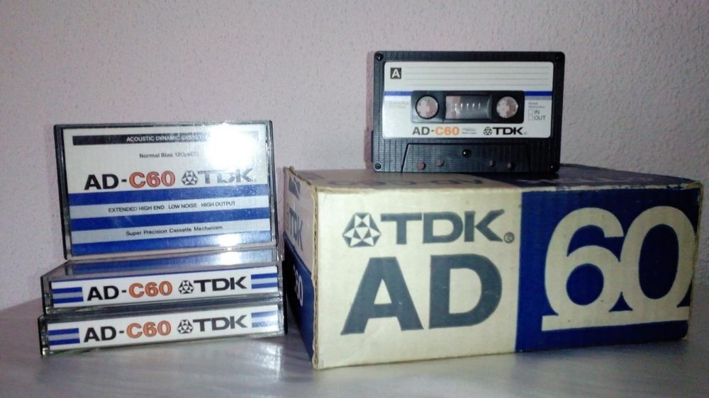 TDK AD 60 min vintage audio.
