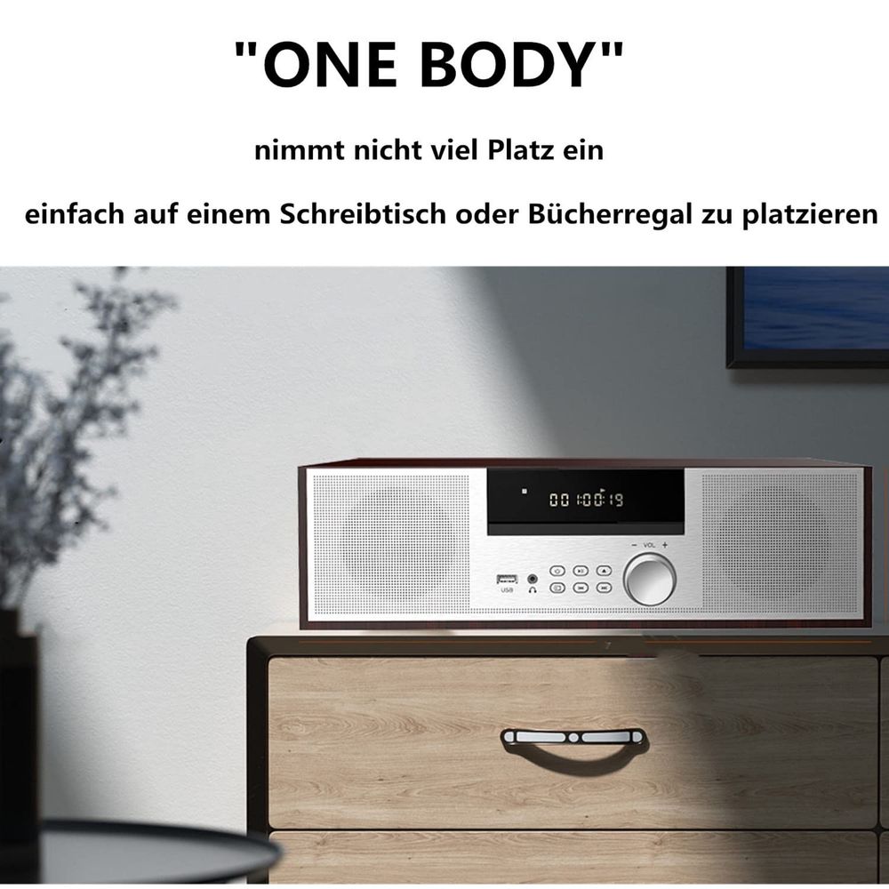 Винтидж домашна Hi-Fi Стерео система HANLIM HL-816 40W Bluetooth/CD/FM
