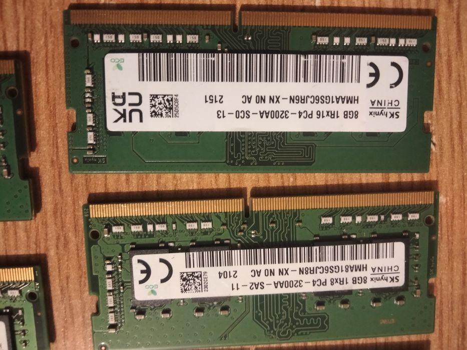 Memorie RAM 8GB DDR4 laptop 2666v,3200AA