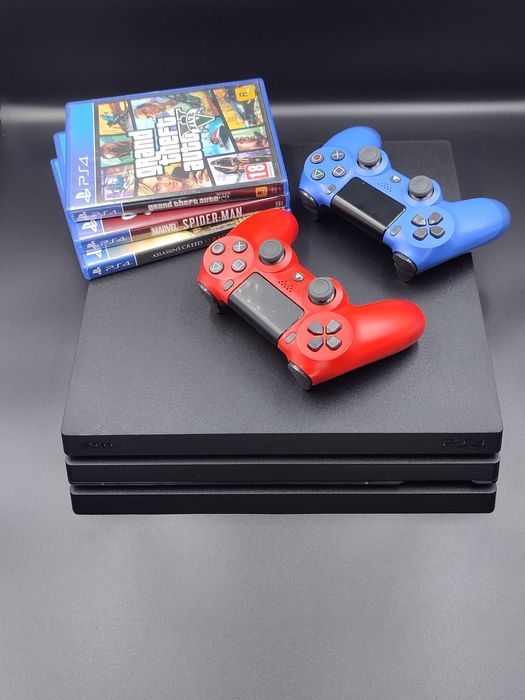 Playstation 4 Pro 1tb - 4k Full Hdr +2 controllere + pachet jocuri !