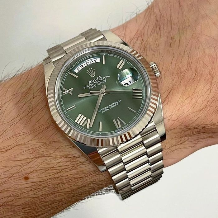 Rolex Daydate Olive Dial 40,mm