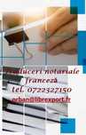 Traduceri autorizate în franceză de acte notariale, dosare juridice