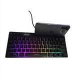 Tastatura Gaming RGB LED, Iluminare Multicolora, Efect Mecanic