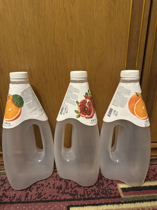 Бутылки из-под сока