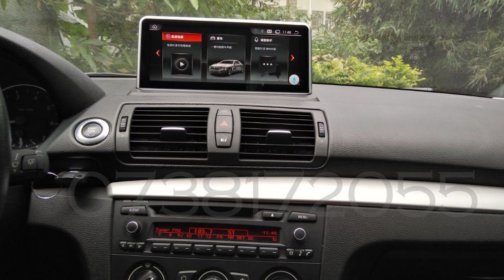 Navigatie Android Carplay BMW Seria 1 E81 E82 E87 E88 GPS Internet BT