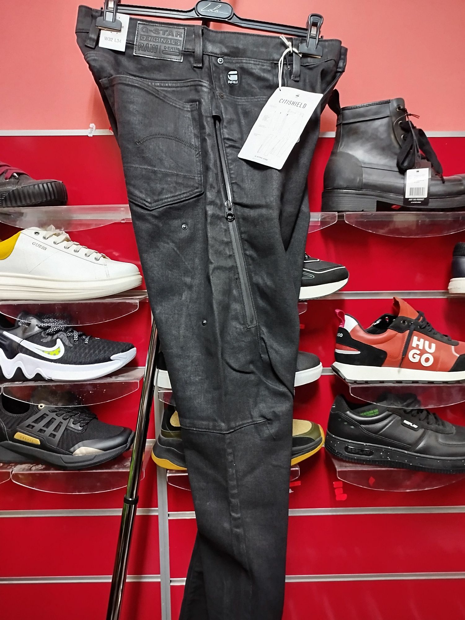 Оригинални мъжки дънки G-Star Raw Citishield Slim Tapered W32 нови