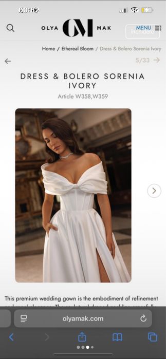 Rochie de mireasă OlyaMak