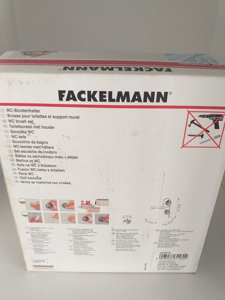 Suport perie WC nou Fackelmann
